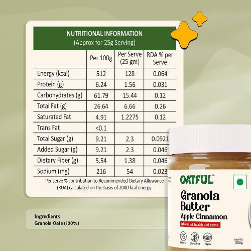 Apple Cinnamon-Granola Butter