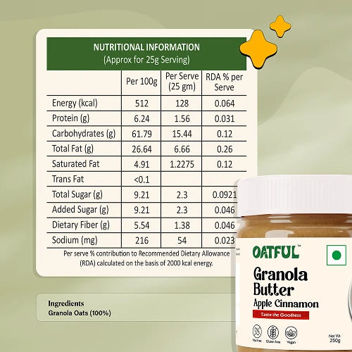 Apple Cinnamon - Granola Butter