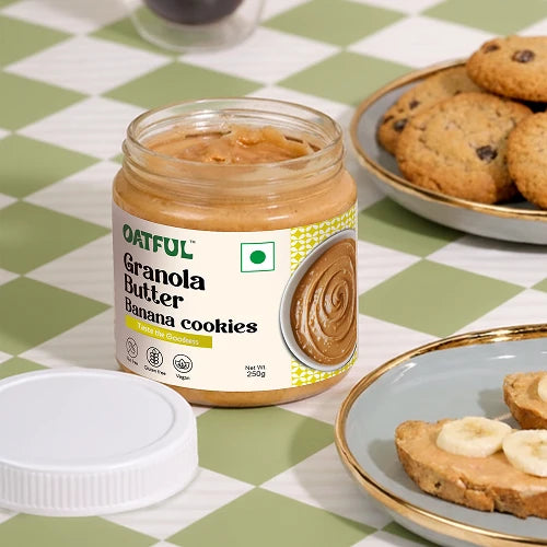 Banana Cookies - Granola Butter